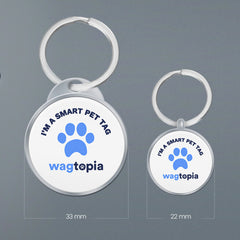 Wagtopia's Enamel Smart Wag Tag ID